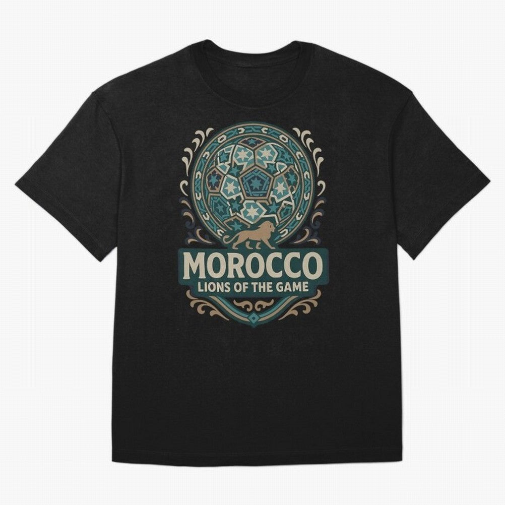 Morocco Lions Of The Game Classic T-Shirt Remember the FIFA World Cup 2026 Journey through Cristiano Ronaldo Highlights, Argentina and Brazil Pride, Classic Soccer Heritage, Championship Pressure, Fan Loyalty and International Pride; Perfect for