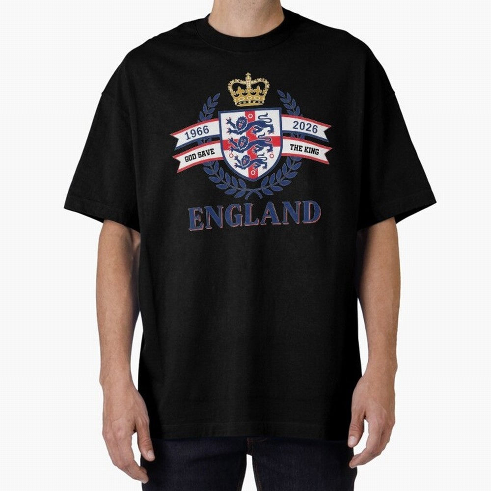 Royal England Football Spirit Classic T-Shirt Bring Legendary Rivalry Energy to Global Football Passion for FIFA World Cup 2026 Group Stage, Connected to Neymar, Haaland and Cristiano Ronaldo, Brazil, Portugal and Argentina, Match Day Excitement,