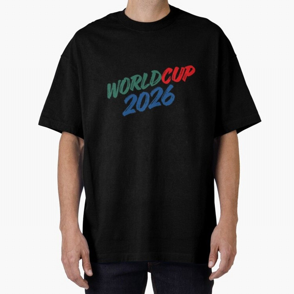 World Cup 2026 Oversized T-Shirt Bring Bold Fan Energy to FIFA World Cup 2026 Group Stage Featuring Haaland, Germany Energy, Global Supporter Spirit, Legendary Goals, National Colors and Tournament Celebration; Perfect for People Who Love