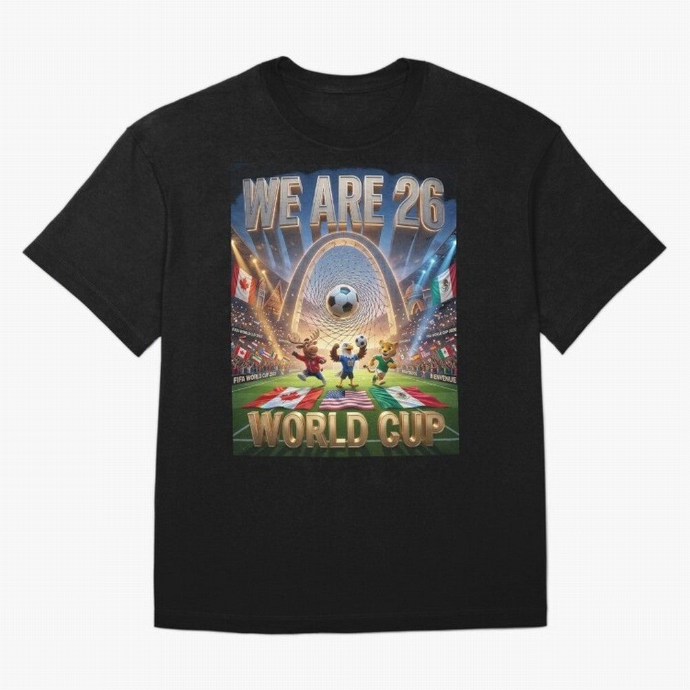 World cup 2026 Oversized T-Shirt Feel the Trophy Chase of the FIFA World Cup 2026 Group Stage Journey through Messi Highlights, Brazil Pride, Game Day Rituals, Football Legends, Country Pride and the Road to the Final; Perfect for Fans, Collectors,