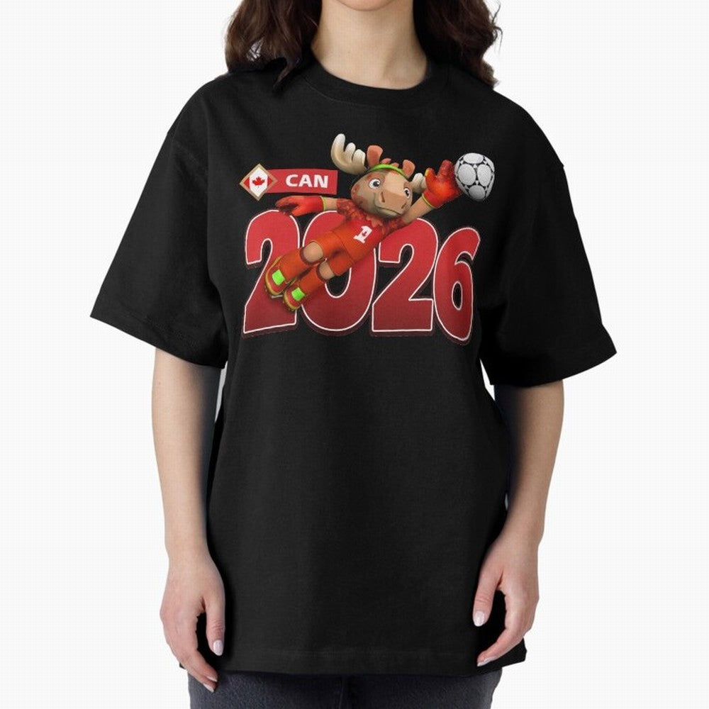 2026 World Cup Canada Oversized T-Shirt Turn Football Passion into the FIFA World Cup 2026 Group Stage Journey through Messi and Cristiano Ronaldo Highlights, England Pride, Classic Soccer Heritage, Championship Pressure, Fan Loyalty and