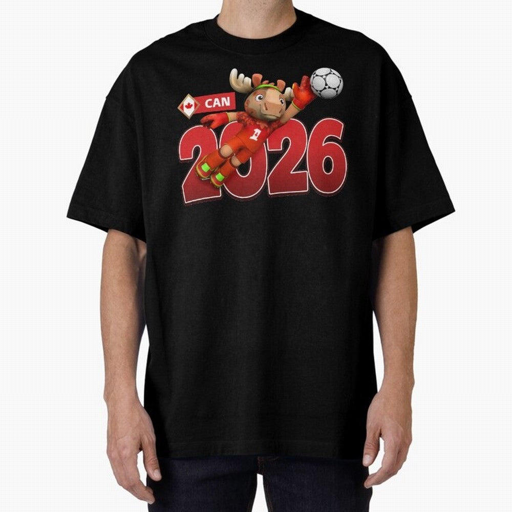 2026 World Cup Canada Oversized T-Shirt Turn Football Passion into the FIFA World Cup 2026 Group Stage Journey through Messi and Cristiano Ronaldo Highlights, England Pride, Classic Soccer Heritage, Championship Pressure, Fan Loyalty and