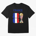 World Cup 2026, IMG 030, FRANCE 001 Oversized T-Shirt Fuel Global Football Passion for FIFA World Cup 2026, Made for Neymar, Netherlands, Football History, Final Match Energy, Crowd Noise and Once in a Lifetime Moments; Perfect for Fans,