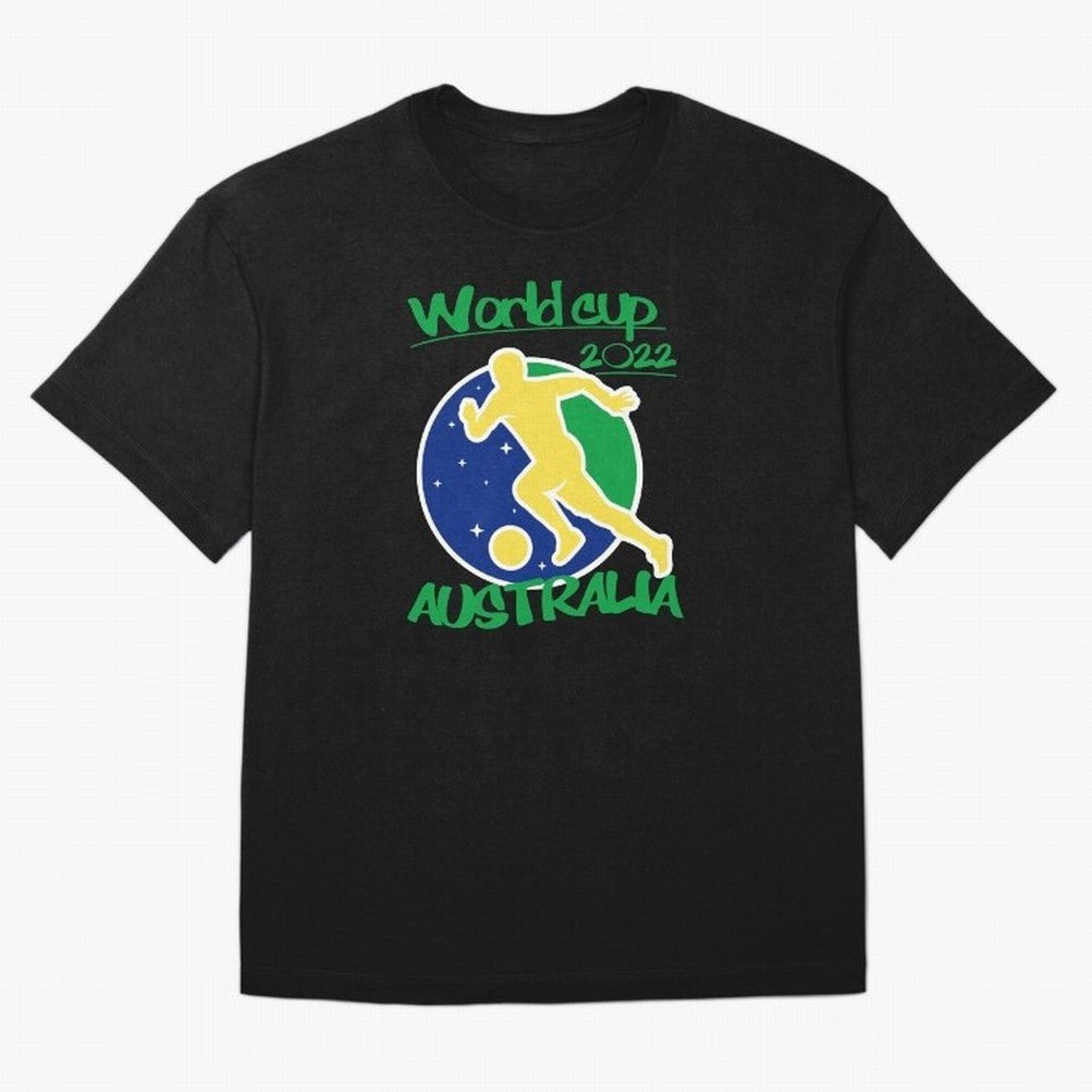Australia World Cup 2022 Oversized T-Shirt Celebrate Soccer Greatness during FIFA World Cup 2026 Group Stage Spirit, with Spain, Messi, Tournament Hype, Historic Matchups, Family Viewing Parties and Global Sports Pride; Made for Die Hard
