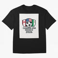 World Cup Soccer 2026 Canada USA Mexico Design Oversized T-Shirt Enjoy the Biggest Football Party of FIFA World Cup 2026 Spirit, Built around Spain, CR7, Classic Soccer Heritage, Championship Pressure, Fan Loyalty and International Pride; Perfect