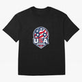 Usa 2026 World Cup - Star Spangled Soccer - American Host Fan Oversized T-Shirt Feel the Trophy Chase of FIFA World Cup 2026 for Fans of CR7 and Messi and England, France and Netherlands, Bringing Tournament Hype, Historic Matchups, Family Viewing