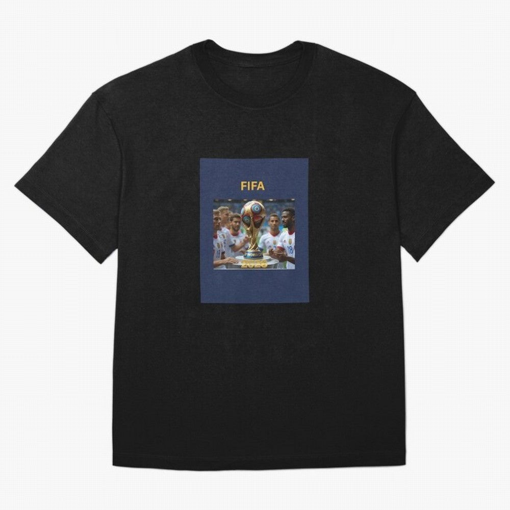 WORLD CUP FOOTBALL 2026 Oversized T-Shirt Feel International Energy from Global Football Passion for FIFA World Cup 2026, Driven by Cristiano Ronaldo, Haaland and CR7, France, Stadium Memories, Football Loyalty, International Chants and