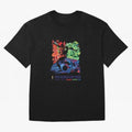 Host Nations Cultural Splash Art Oversized T-Shirt Turn Football Passion into Global Football Passion for FIFA World Cup 2026, Featuring Neymar, Haaland and Cristiano Ronaldo, England, France and Netherlands, Stadium Chants, National Pride, Trophy