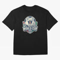 North America United Soccer 2026 Vintage Crest Oversized T-Shirt Celebrate Unforgettable Nights in Global Football Passion for FIFA World Cup 2026, Capturing Neymar, Haaland and Cristiano Ronaldo, Spain and Netherlands, Football Festival
