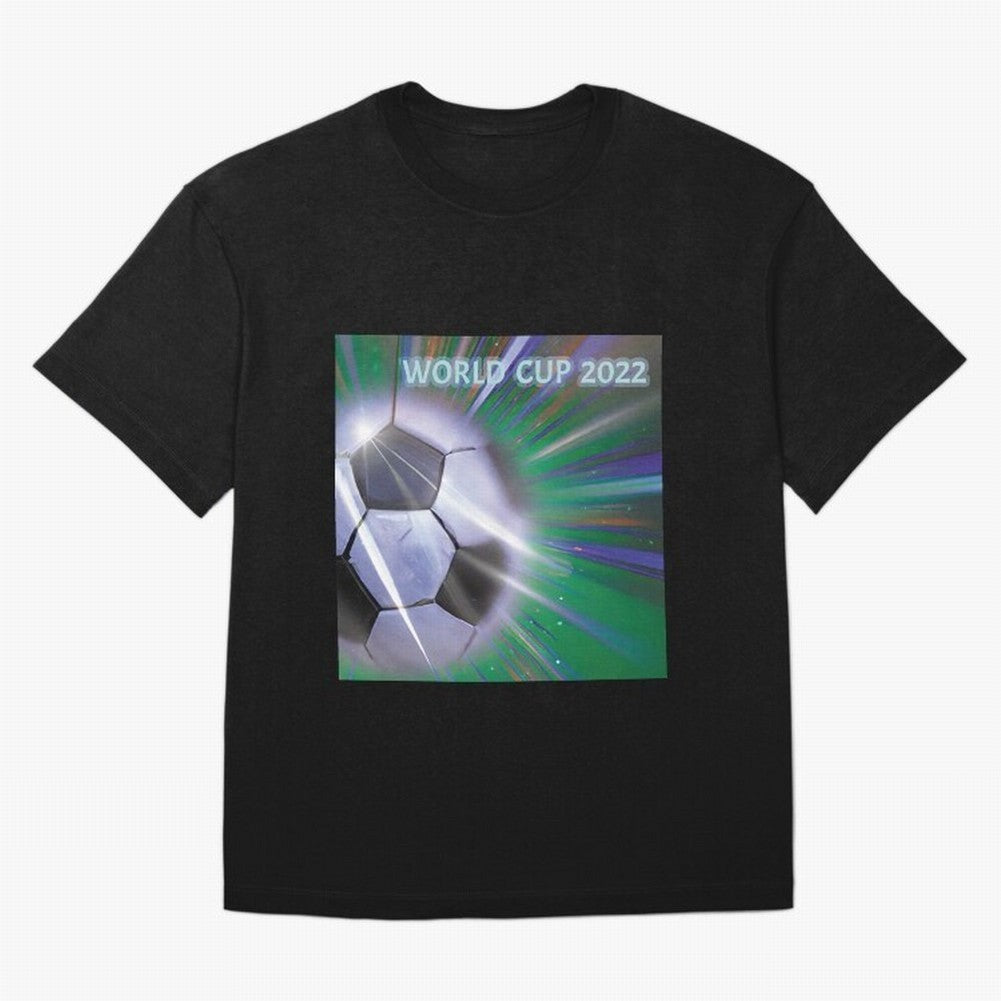 World Cup 2022 Oversized T-Shirt Back Your Heroes with Global Football Passion for FIFA World Cup 2026 Group Stage, Celebrating Messi and Cristiano Ronaldo, England and Germany, Stadium Chants, National Pride, Trophy Dreams and Unforgettable