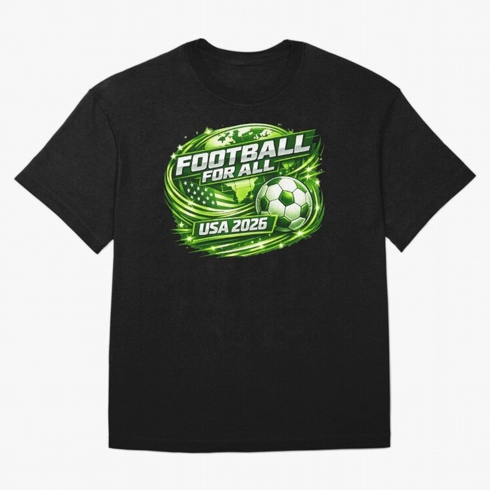 World Cup 2026 Oversized T-Shirt Celebrate Rivalries and Pride in the FIFA World Cup 2026 Journey through Messi, Neymar and Mbappe Highlights, Germany Pride, Vintage Soccer Flavor, Modern Football Stars, National Flags and Final Night Emotion; Made