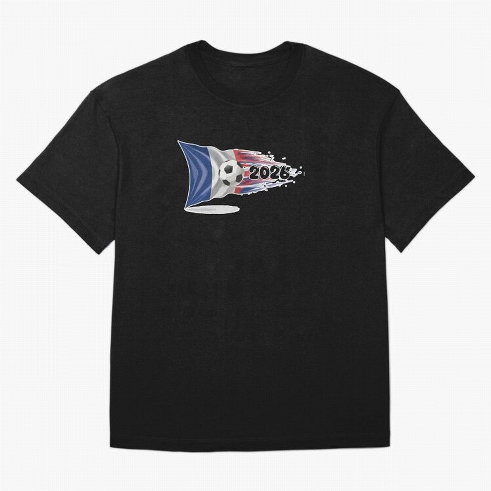 France Soccer 2026 Fan Tee: Bleu-Blanc-Rouge Flag Football Design | Perfect Gift for World Cup Fans! Oversized T-Shirt Feel the Roar of FIFA World Cup 2026 for Fans of Messi, CR7 and Mbappe and Portugal, Bringing Match Day Excitement, Supporter