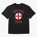 England World Cup 2026 football supporter| St George Cross Football Oversized T-Shirt Bring Bold Fan Energy to Match Day Hype around FIFA World Cup 2026, Haaland, Portugal, Stadium Chants, National Pride, Trophy Dreams and Unforgettable Football