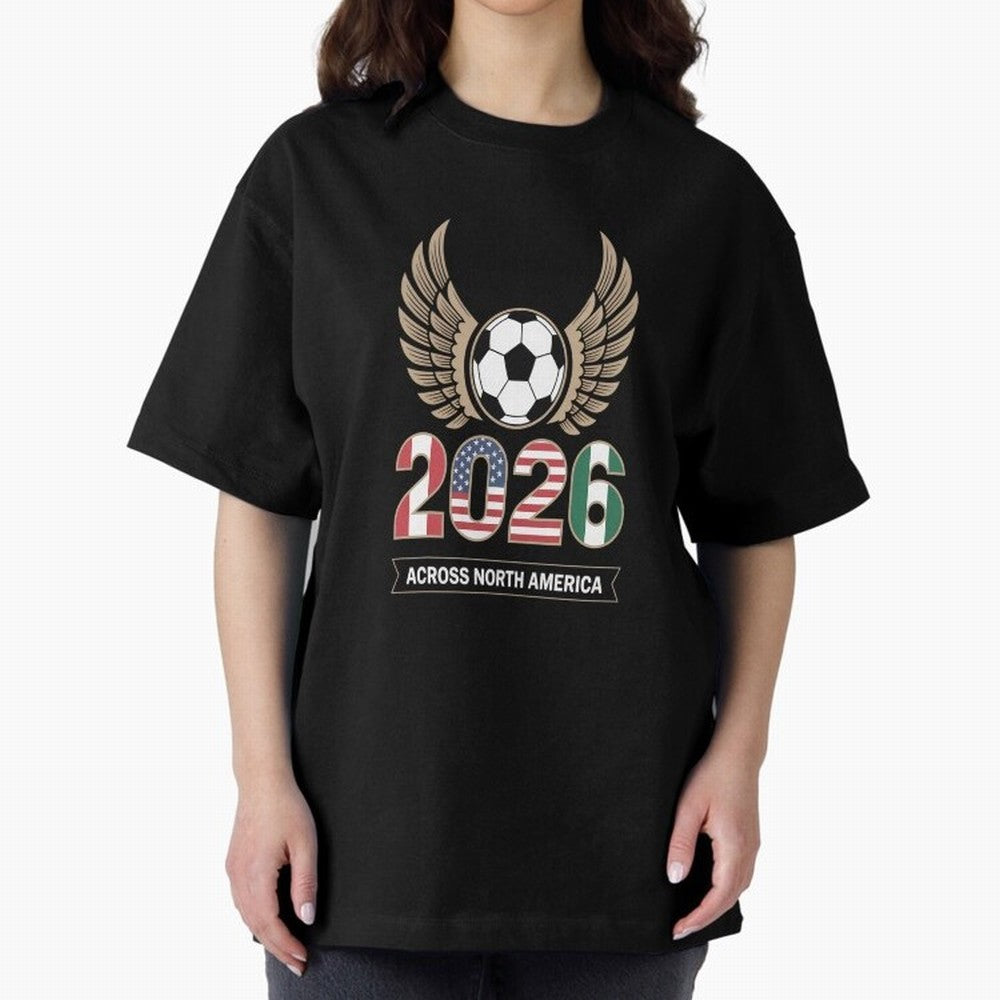USA Mexi Cana Player 2026 Boys Kids Men Women Teen USA 2026 Oversized T-Shirt Cheer through Every Moment of the FIFA World Cup 2026 USA Canada Mexico Journey through Cristiano Ronaldo Highlights, Brazil, Portugal and Argentina Pride, Goal