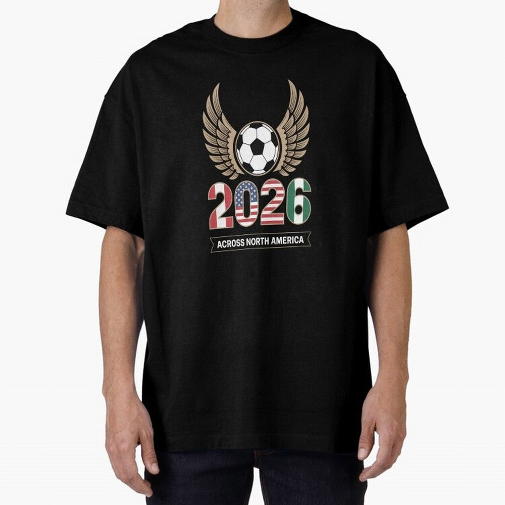 USA Mexi Cana Player 2026 Boys Kids Men Women Teen USA 2026 Oversized T-Shirt Cheer through Every Moment of the FIFA World Cup 2026 USA Canada Mexico Journey through Cristiano Ronaldo Highlights, Brazil, Portugal and Argentina Pride, Goal