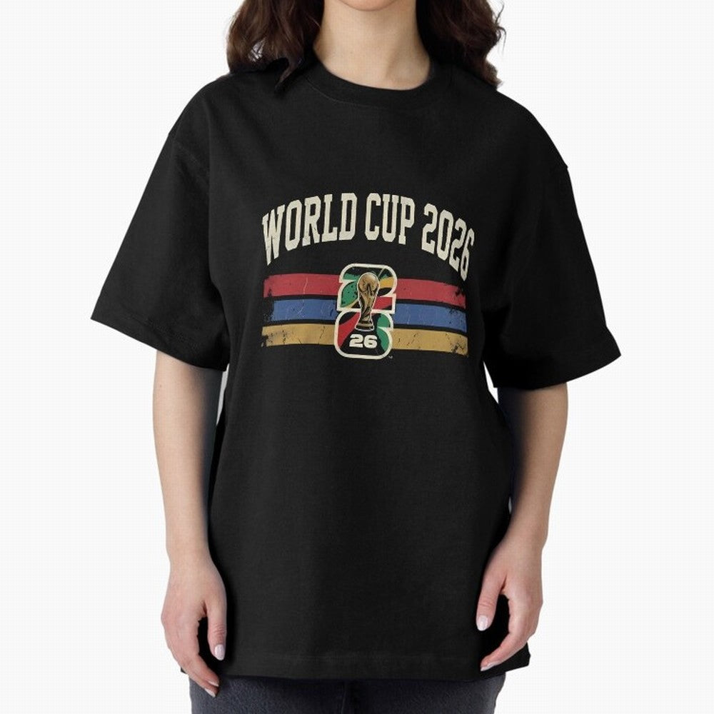 Vintage world cup 2026 T-Shirt_88741562 Oversized T-Shirt Bring Match Day Fire to FIFA World Cup 2026 USA Canada Mexico for Fans of CR7 and Messi and England and Germany, Bringing Match Day Excitement, Supporter Culture, Golden Goals and Global