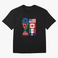 North America Football Unity 2026 Oversized T-Shirt Bring International Match Energy to Global Football Passion for FIFA World Cup 2026 Group Stage, Highlighting Haaland, Argentina and Brazil, Match Day Excitement, Supporter Culture, Golden Goals