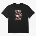 USA Soccer with Red White Blue Stars 2026 Cup T-Shirt_83834283 Oversized T-Shirt Celebrate Fan Culture around FIFA World Cup 2026 Group Stage for Fans of Haaland and Mbappe and Netherlands, Bringing Vintage Soccer Flavor, Modern Football Stars,