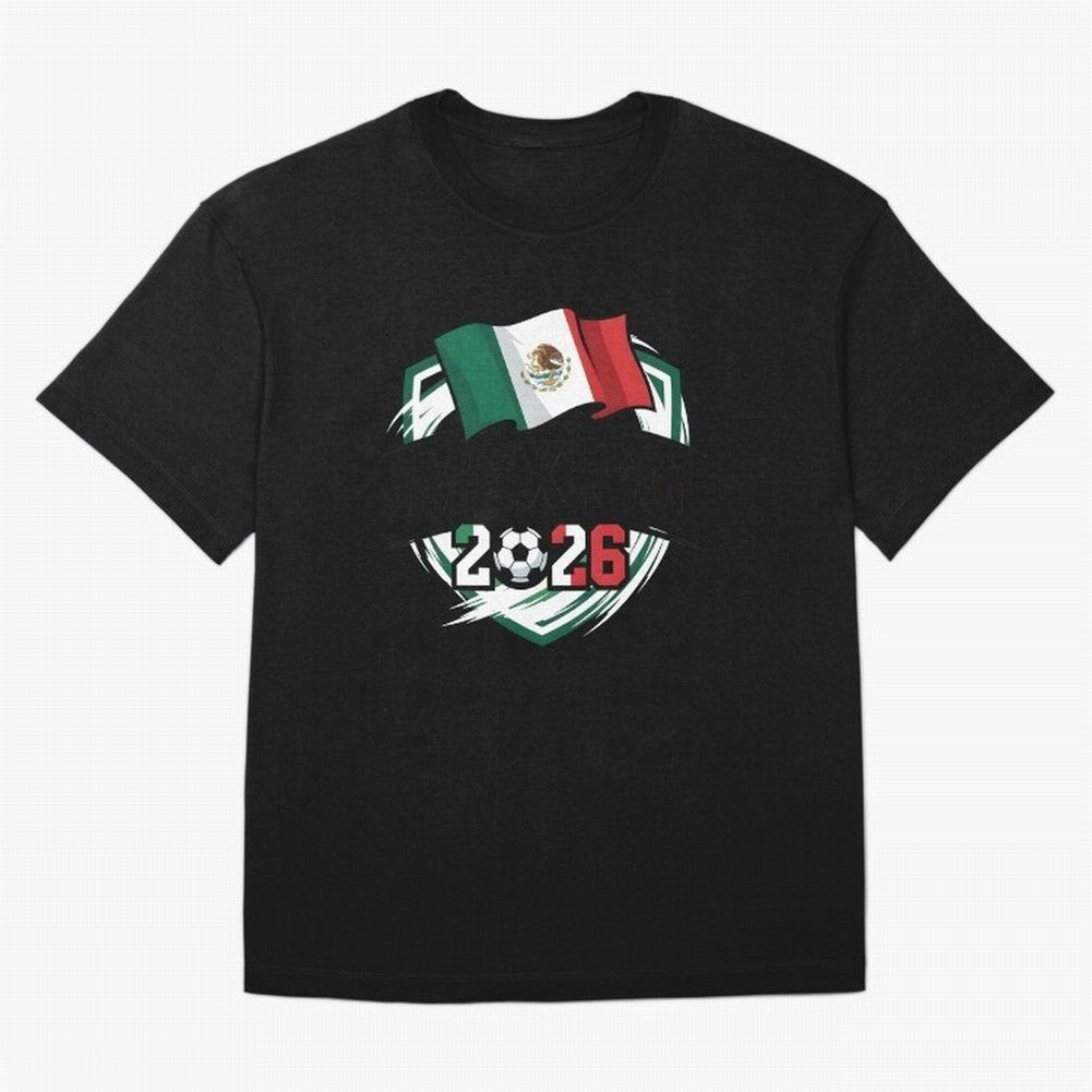 MEXICO World Cup 2026 Gift ¨C MEXICO Football Oversized T-Shirt Keep Football History Alive during FIFA World Cup 2026 Spirit, Featuring France and Portugal, Messi, CR7 and Mbappe, Soccer Culture, Superstar Moments, National Team Dreams and