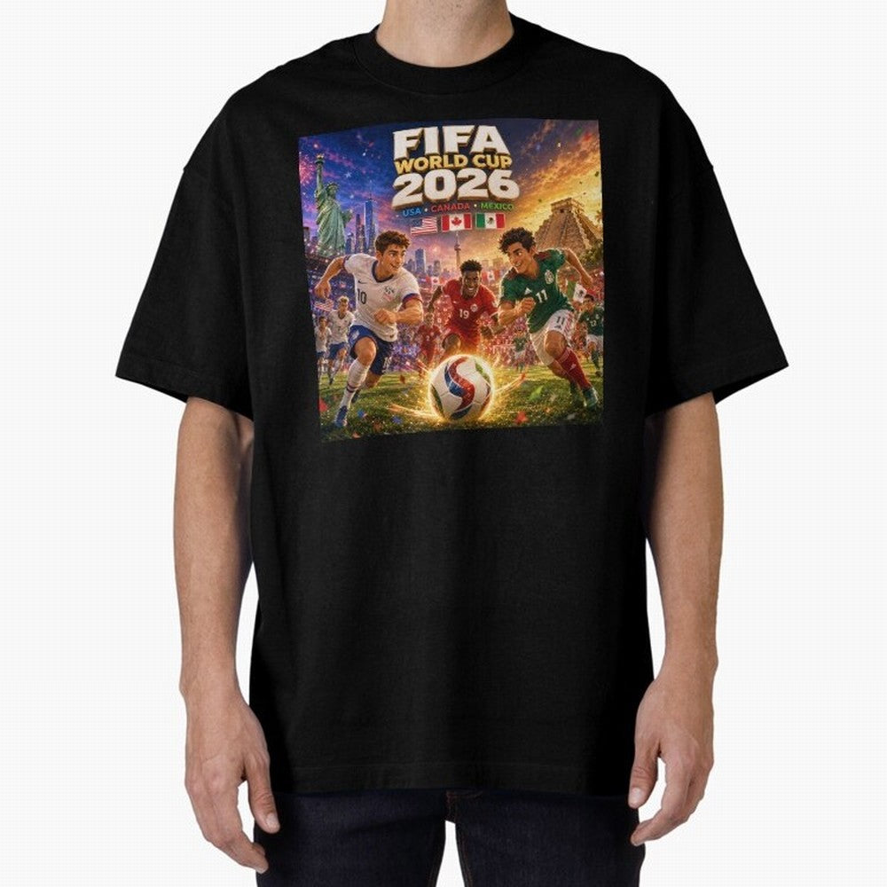North America Football Festival 2026 #football 2026 Oversized T-Shirt Showcase Match Day Hype around FIFA World Cup 2026, Cristiano Ronaldo, Haaland and CR7, Portugal, Supporter Pride, Iconic Celebrations, Legendary Names and Global Match Day