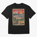 United 2026 World Cup ¨C Vintage North America Soccer Poster Oversized T-Shirt Back the Journey through the FIFA World Cup 2026 Group Stage Journey through Haaland Highlights, Argentina Pride, Tournament Hype, Historic Matchups, Family Viewing