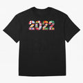 All the 32 Teams that Played in 2022 in Qatar for Football Fans Oversized T-Shirt Capture Stadium Memories from FIFA World Cup 2026 USA Canada Mexico with CR7 and Messi, Argentina and Brazil Energy, Stadium Chants, National Pride, Trophy Dreams and