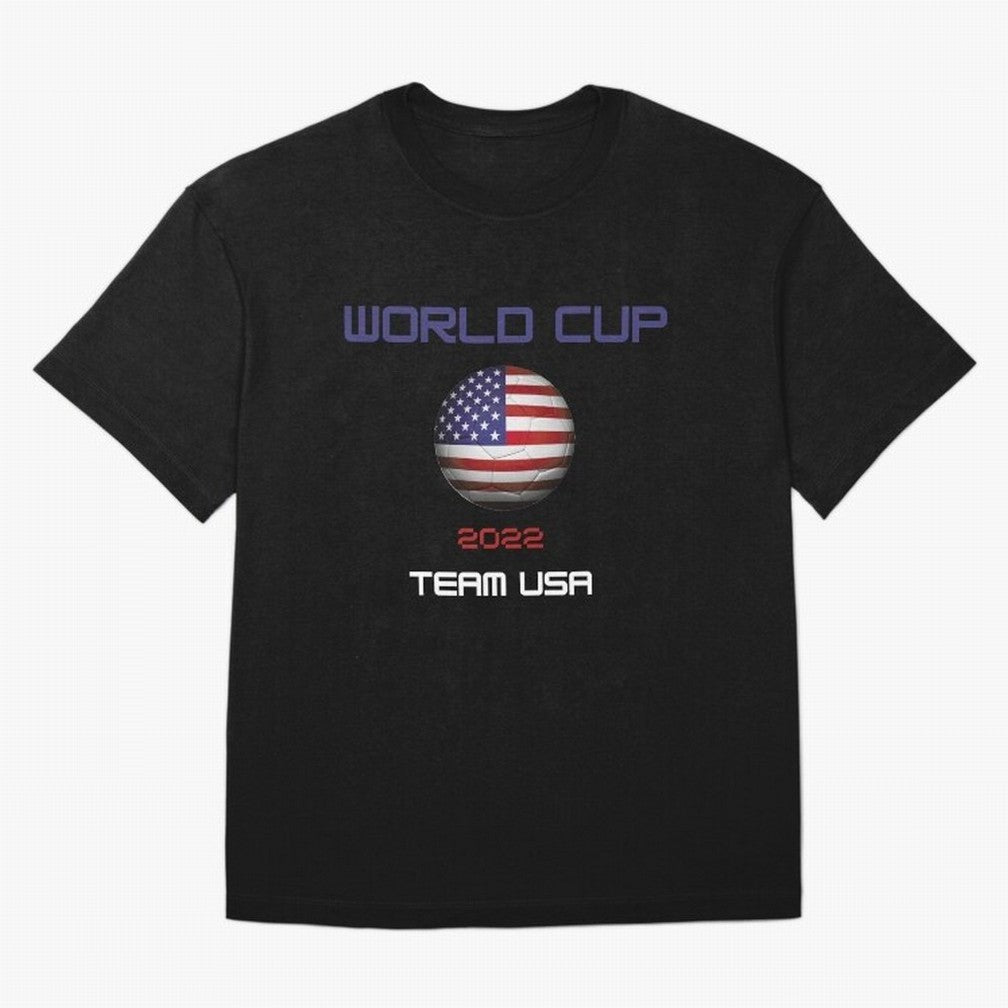 World cup 2022 Team USA Oversized T-Shirt Show Passion for the Stars of the FIFA World Cup 2026 Group Stage Journey through Messi Highlights, England and Germany Pride, Stadium Chants, National Pride, Trophy Dreams and Unforgettable Football