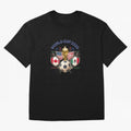 World Cup 2026 Host Nations Crest Oversized T-Shirt Capture Stadium Memories from FIFA World Cup 2026 Group Stage Spirit, Featuring England and Germany, Messi and Cristiano Ronaldo, Football Festival Excitement, Trophy Ambitions, Country Rivalries