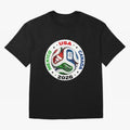 Trionda 26 Soccer Ball - North America 2026 Football Art Oversized T-Shirt Represent Global Football Passion for FIFA World Cup 2026, Highlighting Haaland and Mbappe, Brazil, Portugal and Argentina, Goal Celebration Energy, Supporter Heritage,