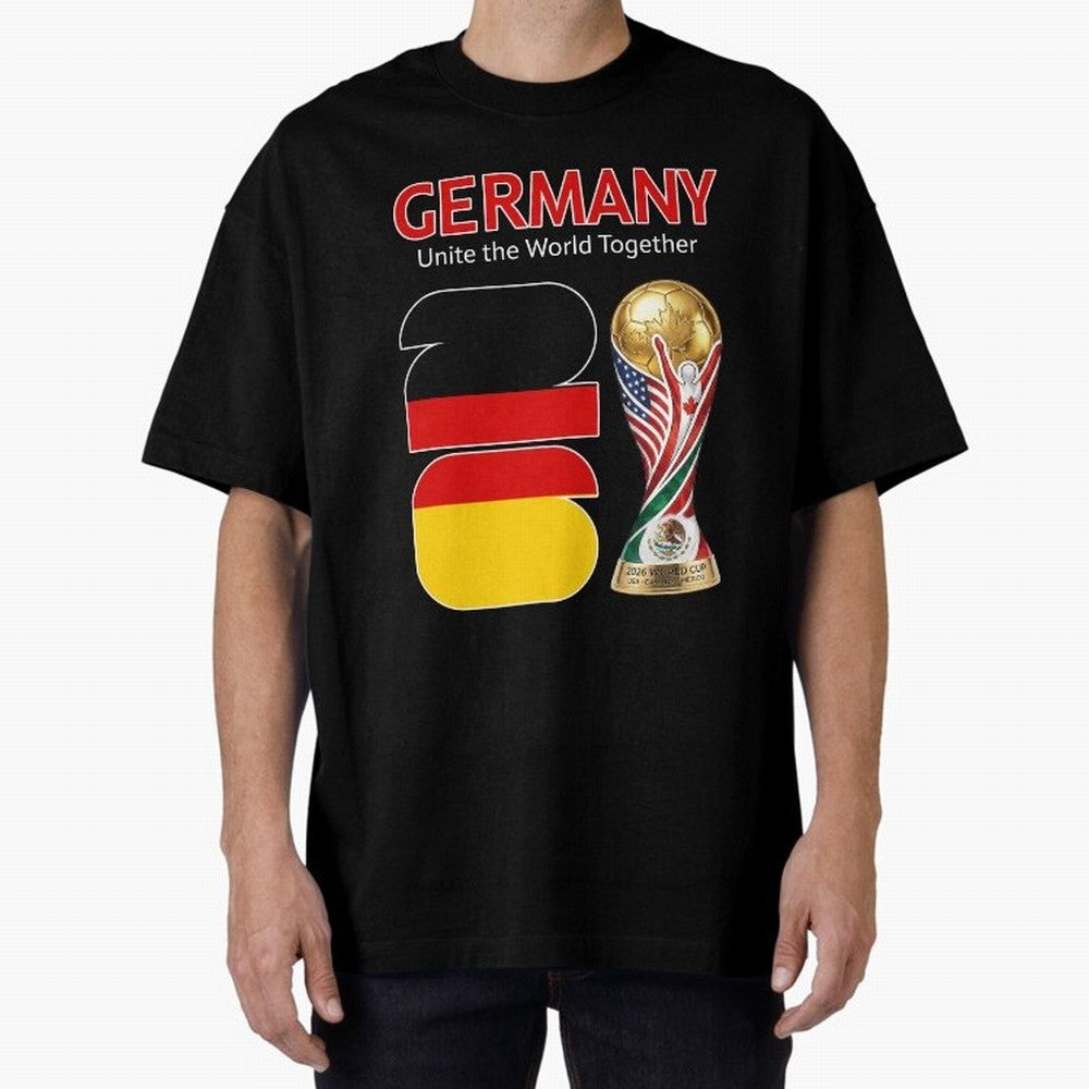 World Cup 2026, IMG 031, GERMANY 001 Oversized T-Shirt Make Game Day About the FIFA World Cup 2026 Group Stage Journey through Cristiano Ronaldo, Haaland and CR7 Highlights, France and Portugal Pride, Vintage Soccer Flavor, Modern Football Stars,