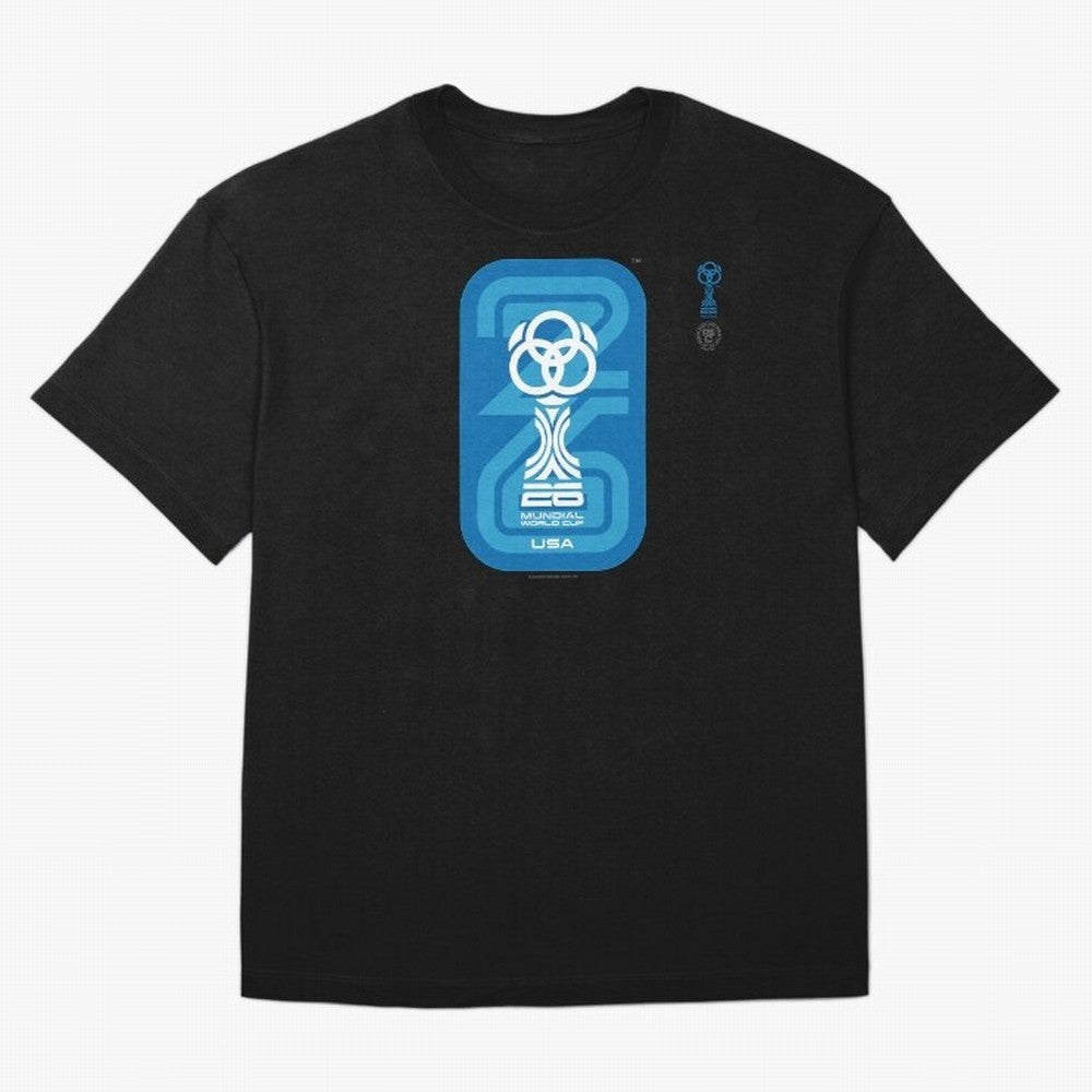 Mundial 26 USA Fan Trophy ¨C Retro Soccer World Cup Inspired Graphic ¨C Modern Football Art Design Oversized T-Shirt Live for the Drama of FIFA World Cup 2026 Built around Messi, CR7 and Mbappe, France Energy, Football Festival Excitement, Trophy