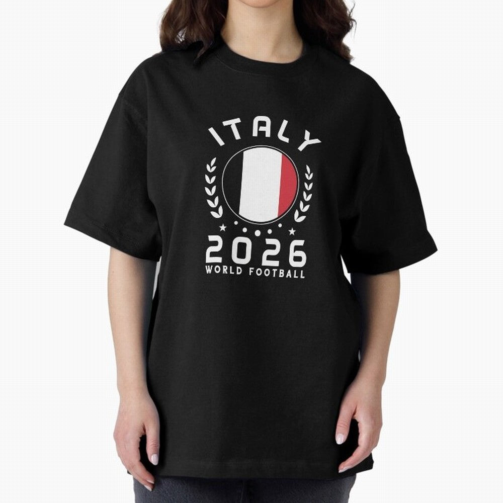 World Cup 2026 Italy Football Fan Italian Supporter T-Shirt_88563599 Oversized T-Shirt Bring World Football Passion into the FIFA World Cup 2026 Journey through Neymar, Haaland and Cristiano Ronaldo Highlights, Germany Pride, Fan Favorite Moments,