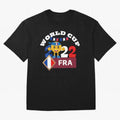 Fifa World Cup 2022. France 2022. Qatar 2022 Oversized T-Shirt Bring a Vintage Feel to the FIFA World Cup 2026 Journey through Cristiano Ronaldo, Haaland and CR7 Highlights, Brazil, Portugal and Argentina Pride, Soccer Culture, Superstar Moments,