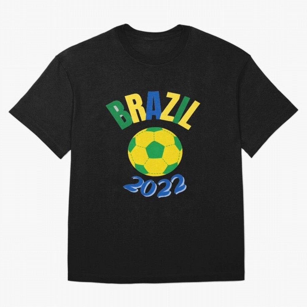 Brazil FIFA world cup 2022 T shirt Oversized T-Shirt Stand Out with Spirit from FIFA World Cup 2026 Group Stage Filled with Mbappe and Neymar, Brazil Energy, Game Day Rituals, Football Legends, Country Pride and the Road to the Final; Built for