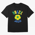 Brazil FIFA world cup 2022 T shirt Oversized T-Shirt Stand Out with Spirit from FIFA World Cup 2026 Group Stage Filled with Mbappe and Neymar, Brazil Energy, Game Day Rituals, Football Legends, Country Pride and the Road to the Final; Built for