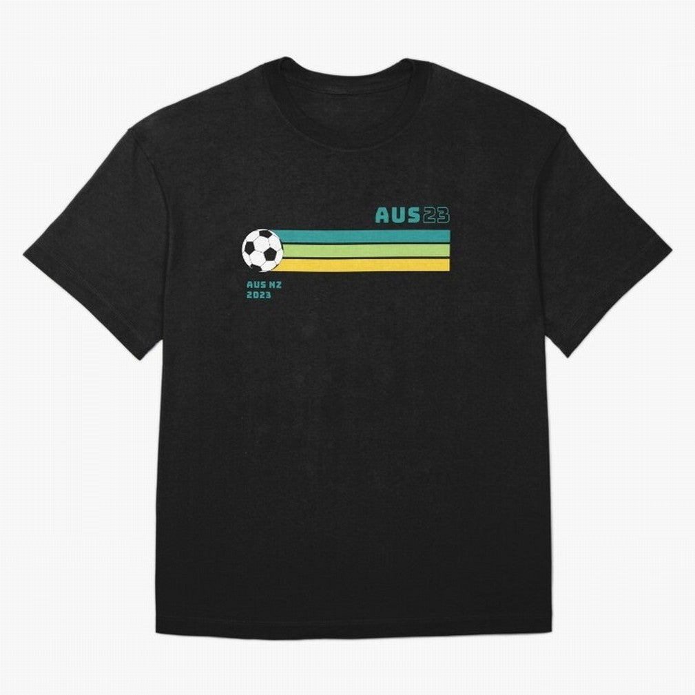 Australian Womens World Cup 2023 Oversized T-Shirt Bring a Vintage Feel to Global Football Passion for FIFA World Cup 2026, Centered on Messi, CR7 and Mbappe, Netherlands, Soccer Culture, Superstar Moments, National Team Dreams and Competitive