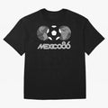 The World Cup Mexico 86 Oversized T-Shirt Elevate Match Day Hype around FIFA World Cup 2026 Group Stage, CR7 and Messi, Argentina, France and Brazil, Sports Nostalgia, International Competition, Famous Players and Unforgettable Victories; Perfect