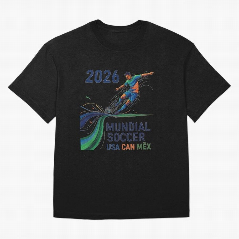 Triangular Goal Art 2026 Oversized T-Shirt Show Match Day Excitement for Global Football Passion for FIFA World Cup 2026, Connected to Messi and Cristiano Ronaldo, Spain and Netherlands, Worldwide Fan Energy, Dramatic Goals, Stadium Lights and