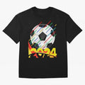 FOOTBALL 2024 Oversized T-Shirt Feel the Roar of FIFA World Cup 2026 USA Canada Mexico Spirit, Capturing Netherlands, Cristiano Ronaldo, Classic Soccer Heritage, Championship Pressure, Fan Loyalty and International Pride; Built for Supporters