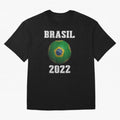 Brasil Flag Soccer Jersey Football Graphic Design T-Shirt Oversized T-Shirt Follow the Final Road of Match Day Hype around FIFA World Cup 2026 USA Canada Mexico, Messi, Neymar and Mbappe, England, France and Netherlands, Global Supporter Spirit,
