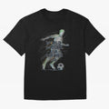 Triumphant Kick 2026 Oversized T-Shirt Support Match Day Hype around FIFA World Cup 2026 USA Canada Mexico, Cristiano Ronaldo, Haaland and CR7, France and Portugal, Champion Mindset, Group Stage Buzz, Knockout Tension and Passionate Fan Culture;
