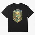 Australia FIFA World Cup 2026 Sydney Opera House Outback Kangaroo Coast Oversized T-Shirt Experience the Global Stage of FIFA World Cup 2026 Group Stage Built around Mbappe and Neymar, Argentina, France and Brazil Energy, Stadium Chants, National