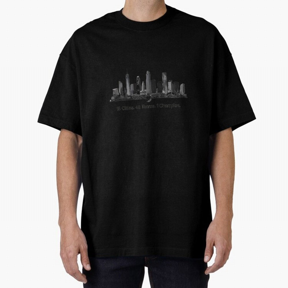 16 Cities 48 Teams 1 Champion World Cup 2026 Soccer T-Shirt_83656371 Oversized T-Shirt Honor the Beautiful Game during Match Day Hype around FIFA World Cup 2026 Group Stage, Messi, CR7 and Mbappe, Brazil, Portugal and Argentina, Game Day Rituals,