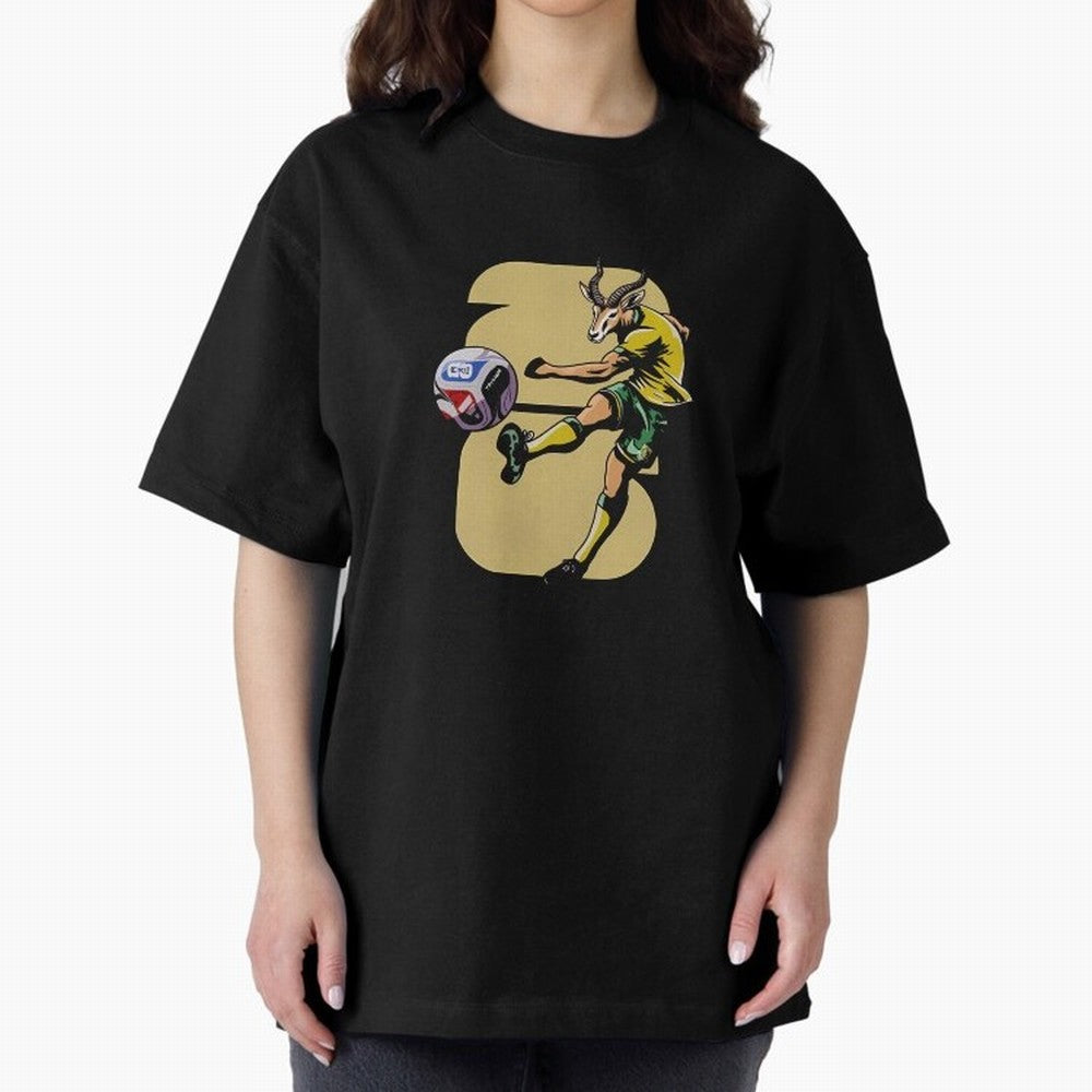 South Africa Springbok Soccer T-Shirt_91176937 Oversized T-Shirt Remember FIFA World Cup 2026 Group Stage for Fans of Haaland and Brazil, Portugal and Argentina, Bringing Game Day Rituals, Football Legends, Country Pride and the Road to the Final;
