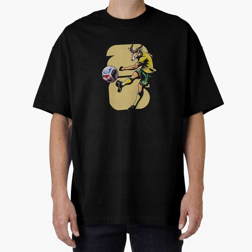 South Africa Springbok Soccer T-Shirt_91176937 Oversized T-Shirt Remember FIFA World Cup 2026 Group Stage for Fans of Haaland and Brazil, Portugal and Argentina, Bringing Game Day Rituals, Football Legends, Country Pride and the Road to the Final;