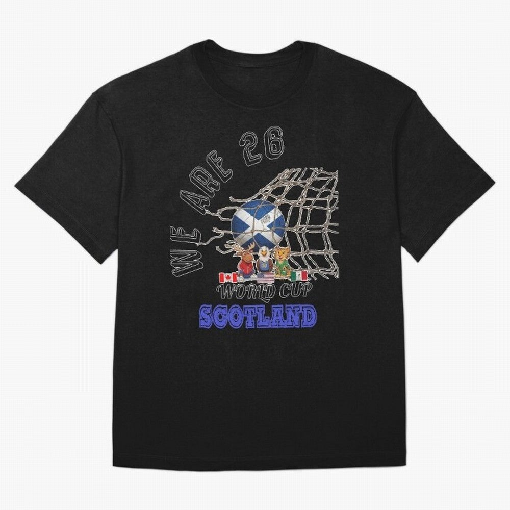World cup 26 - Scotland Oversized T-Shirt Feel International Energy from the FIFA World Cup 2026 USA Canada Mexico Journey through CR7 Highlights, England, France and Netherlands Pride, Sports Nostalgia, International Competition, Famous Players