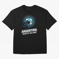 Argentina Heart of the Game ¨C Retro Soccer Fan Design Oversized T-Shirt Make Game Day About the FIFA World Cup 2026 Journey through Cristiano Ronaldo, Haaland and CR7 Highlights, England, France and Netherlands Pride, Champion Mindset, Group Stage
