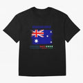 AUSTRIA WORLD CUP 2026 Oversized T-Shirt Bring Home FIFA World Cup 2026 for Fans of Cristiano Ronaldo, Haaland and CR7 and France and Portugal, Bringing Retro Football Energy, Iconic Rivalries, Trophy Chase Drama and Stadium Atmosphere; Ideal for