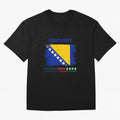 BOSNIA WORLD CUP 2026 Oversized T-Shirt Celebrate Fan Culture around Match Day Hype around FIFA World Cup 2026 USA Canada Mexico, Haaland and Mbappe, England, Game Day Rituals, Football Legends, Country Pride and the Road to the Final; Made for Die