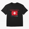 SWETZERLAND WORLD CUP 2026 Oversized T-Shirt Stand Proud for the FIFA World Cup 2026 USA Canada Mexico Journey through Haaland Highlights, France and Portugal Pride, Football Passion, Legendary Performances, Festival Vibes and Supporter Community;